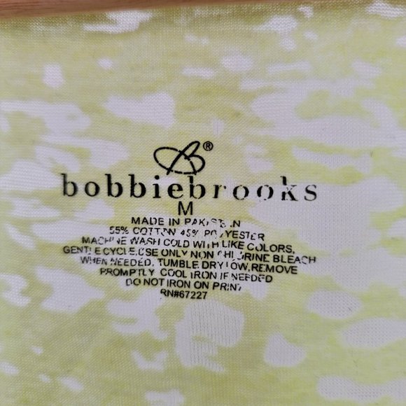 Bobbie Brooks Yellow Tank Sheer Women's Size Medium - Picture 3 of 3